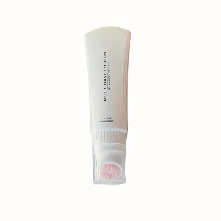 Gel limpiador facial con cepillo de silicona de Glow Essentials